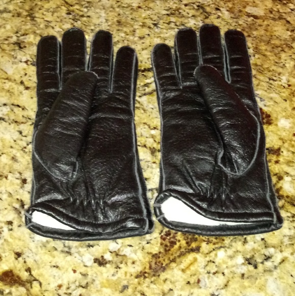 Genuine Leather Gloves - Picture 2 of 4